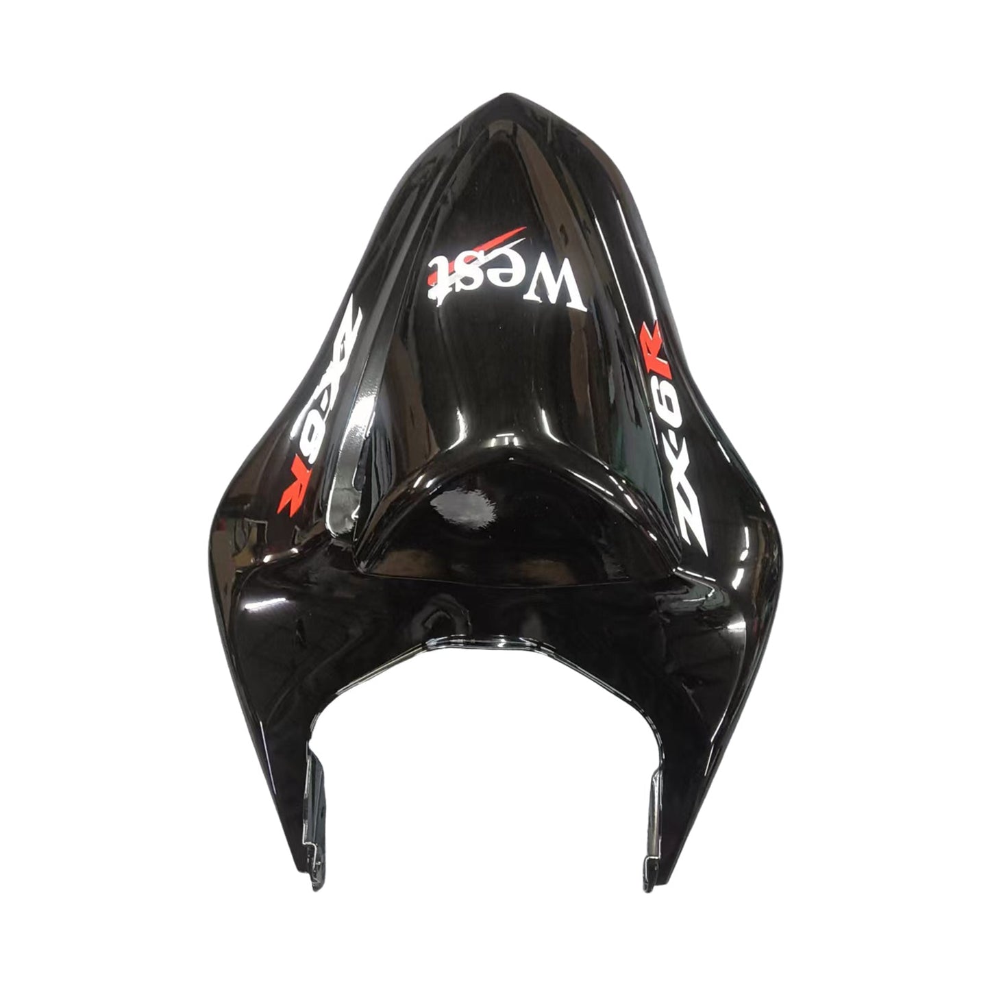 2007-2008 Fairings Kawasaki ZX6R ZX636 Black White West Ninja Generic