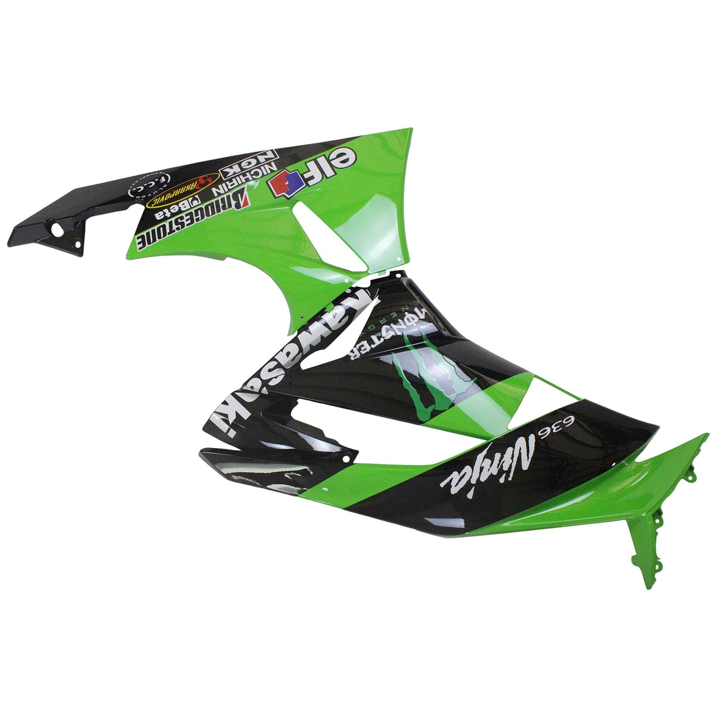 2009-2012 Kawasaki ZX6R 636 Fairing Kit Bodywork Plastic ABS