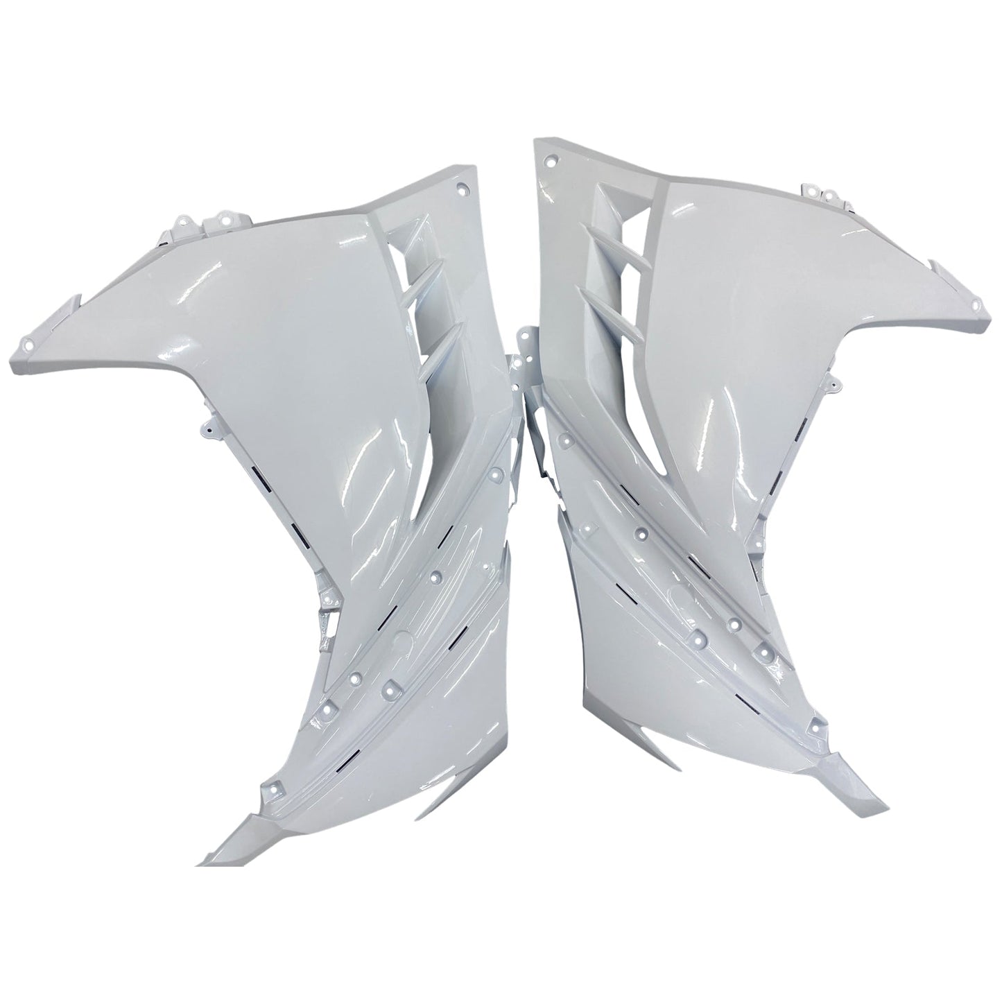 2013-2024 Fairings Plastics Kawasaki Ninja 300R EX300R White Ninja