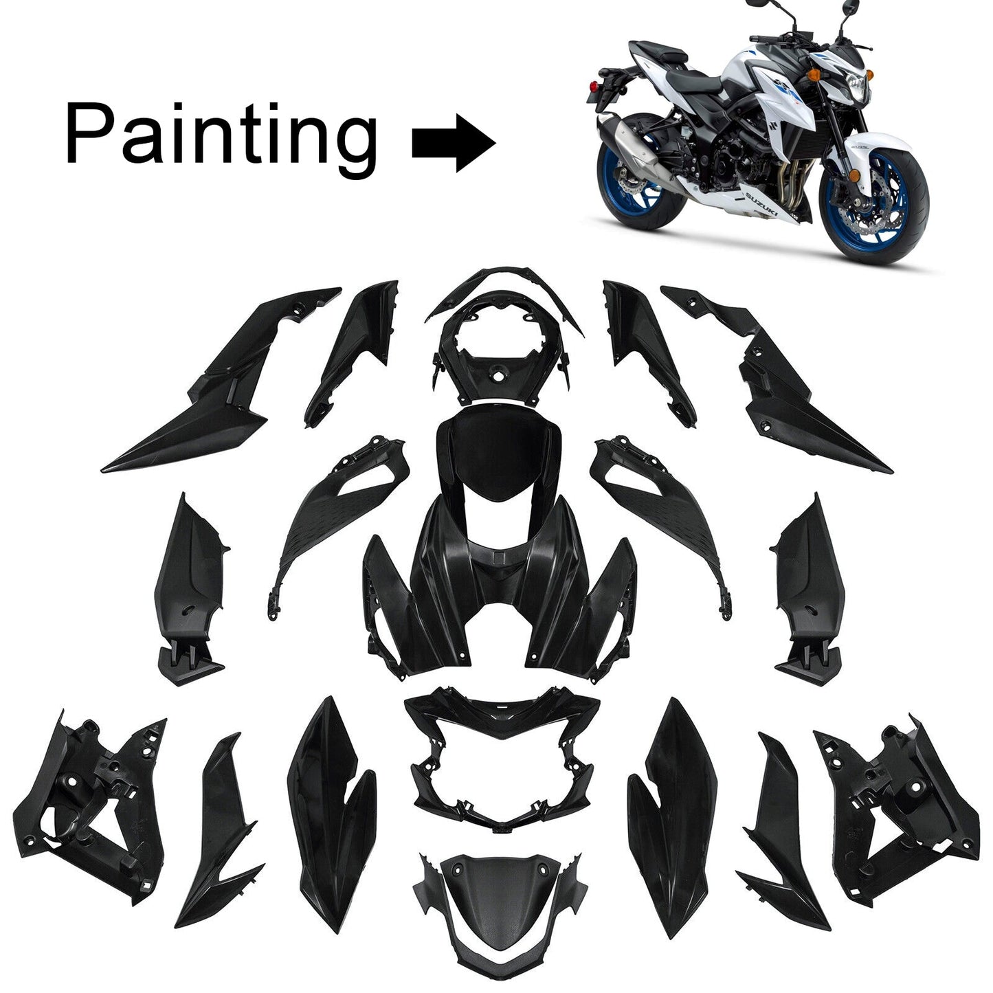 2017-2021 Suzuki GSX-S 750 Fairing Kit Bodywork Plastic ABS