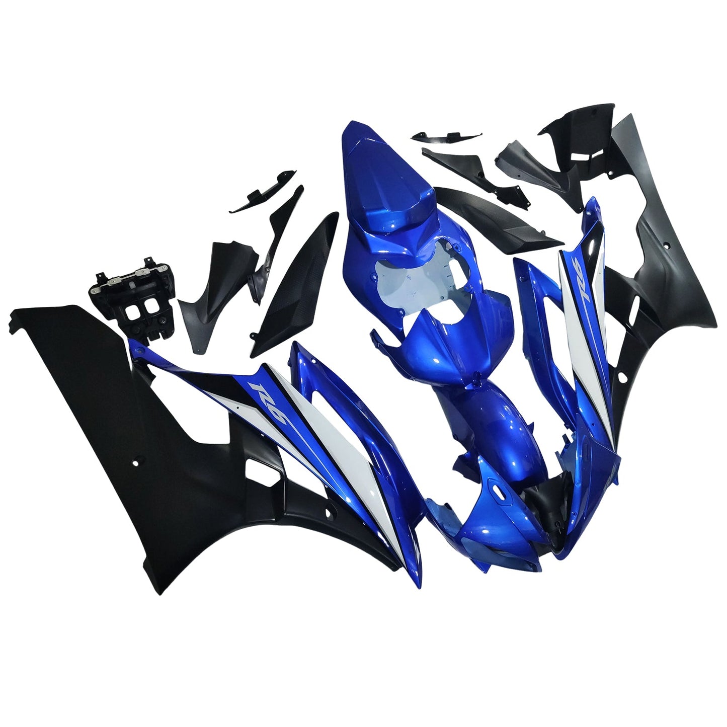 2006-2007 Yamaha YZF 600 R6 Fairing Kit Bodywork Plastic ABS