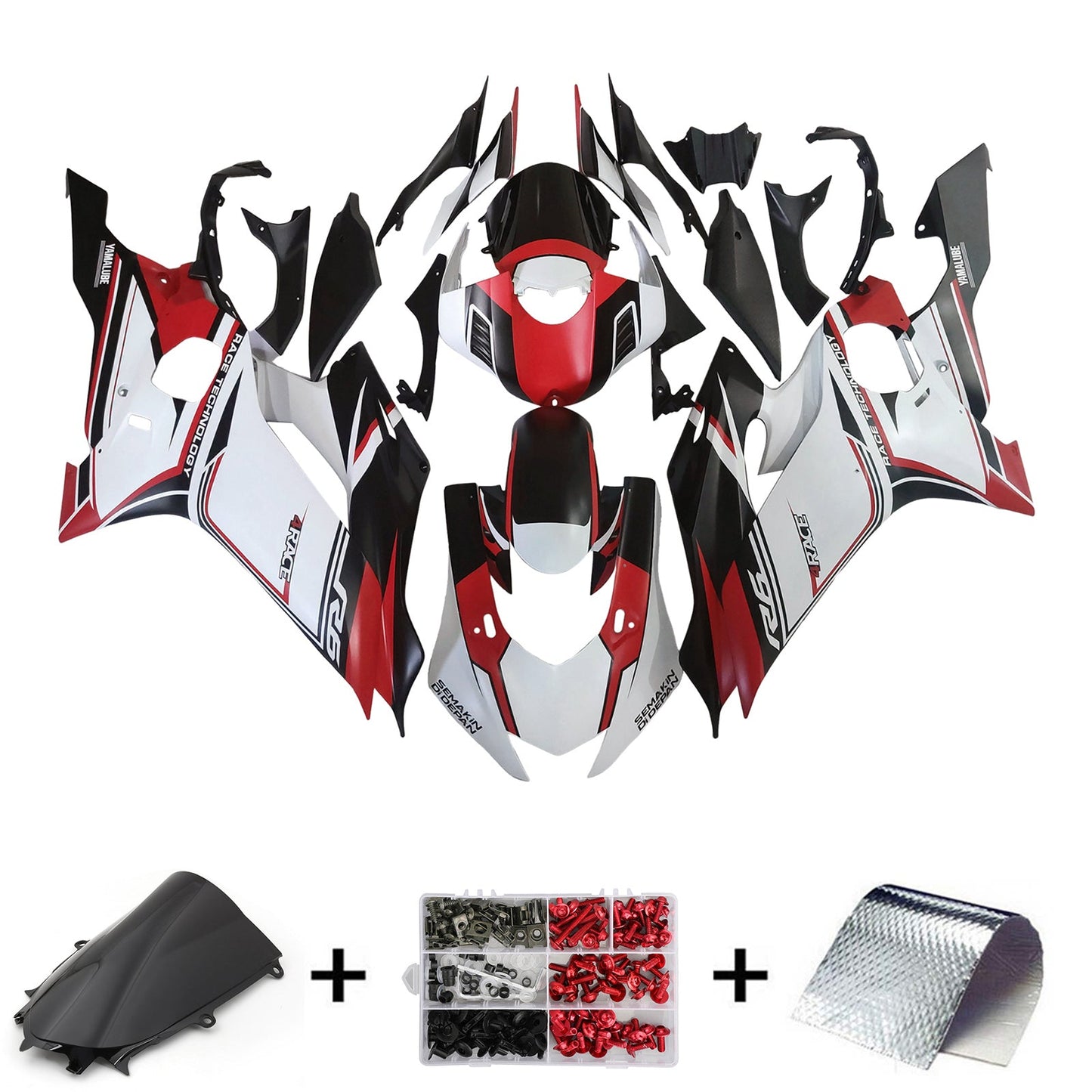 2017-2023 Yamaha YZF-R6 Fairing Kit Bodywork Plastic ABS