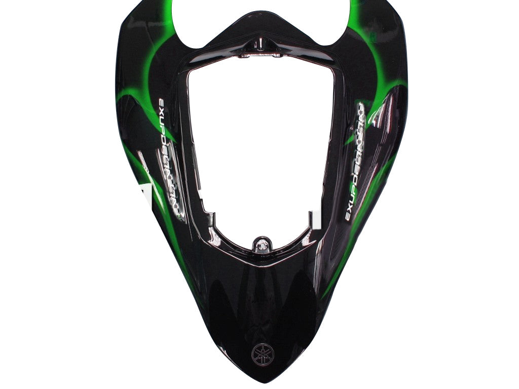 2004-2006 Fairings Yamaha YZF-R1 Black & Green Flame R1 Generic