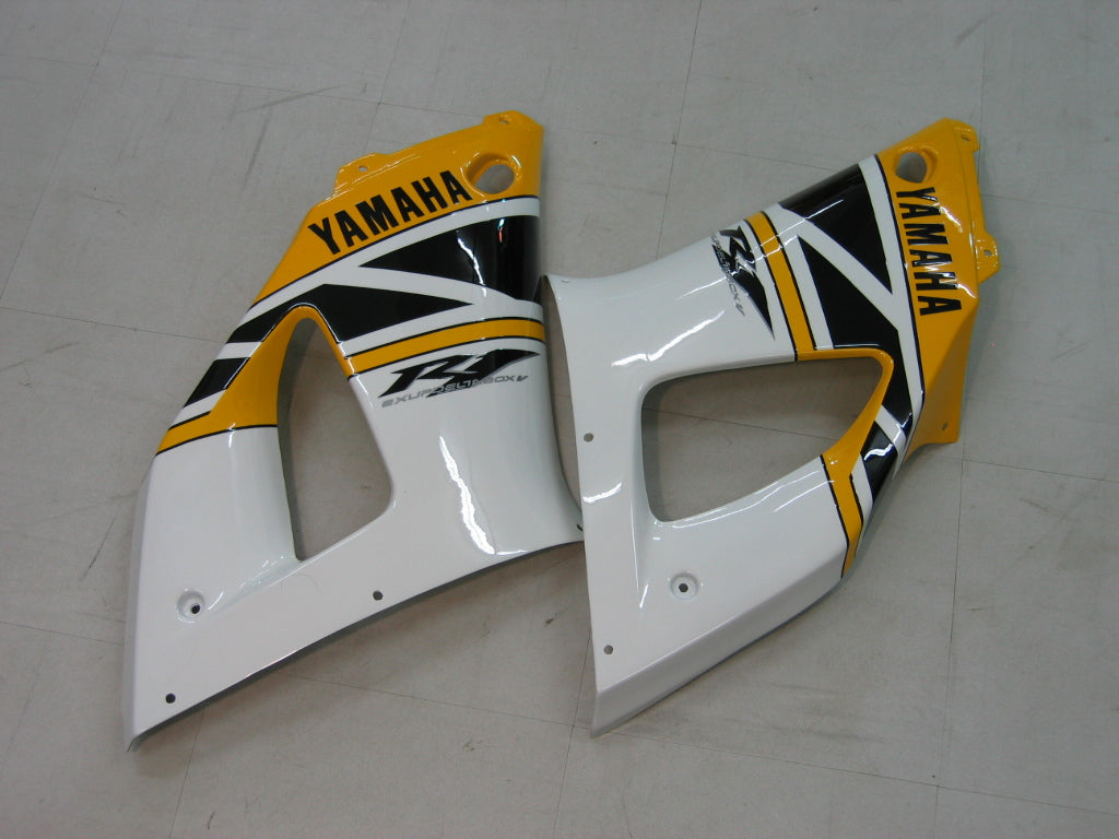 1998-1999 Fairings Yamaha YZF-R1 Yellow White Black R1 Generic