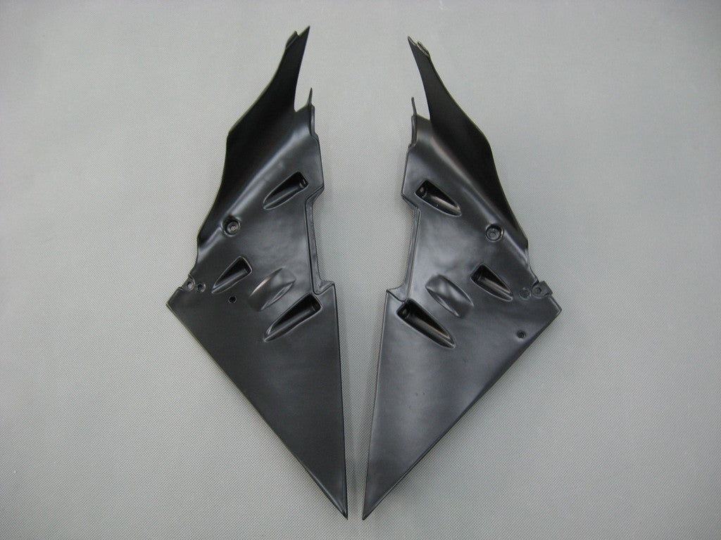 2004-2005 Fairings Kawasaki ZX 10R Black & Silver Flame Ninja Generic