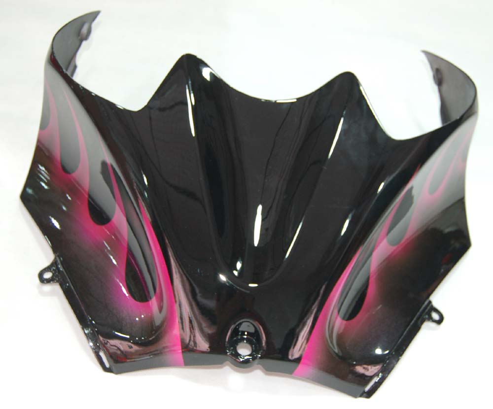 2006-2011 Fairings Kawasaki ZX14R Black & Purple Flame Ninja Generic