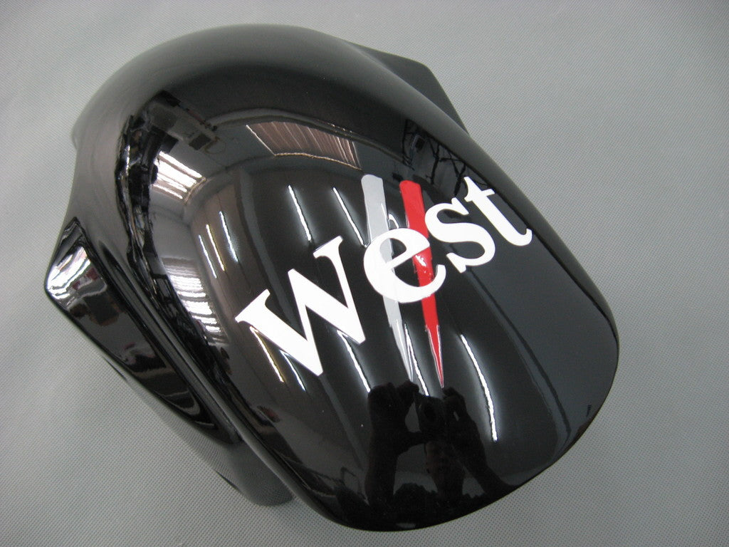 2003-2004 Fairings Kawasaki ZX6R 636 Black West Ninja Generic