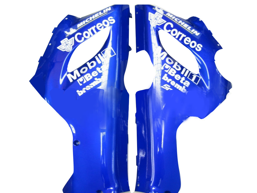 2005-2006 Fairings Kawasaki ZX6R 636 Blue White West Generic