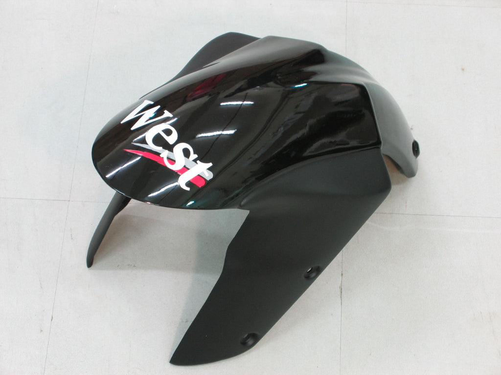 2005-2006 Fairings Kawasaki ZX6R 636 Black White West ZX6R Generic
