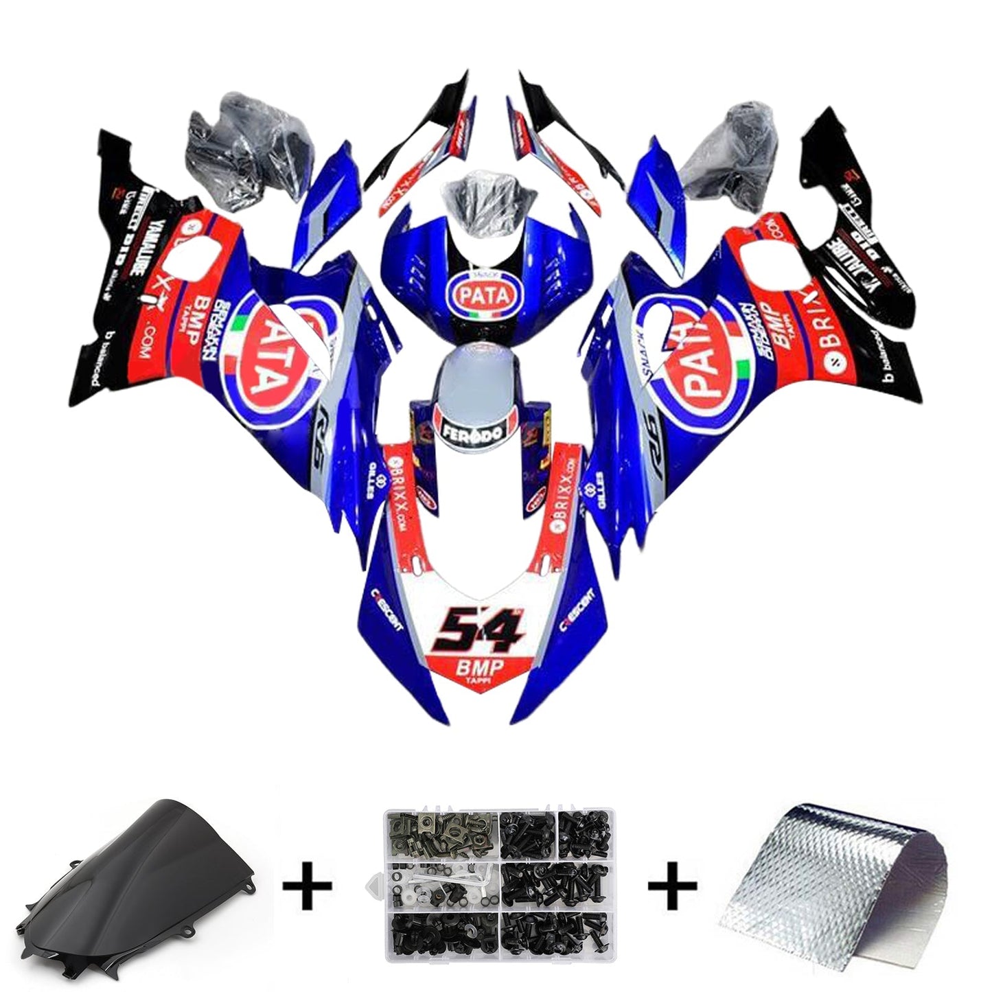 2017-2023 Yamaha YZF-R6 Fairing Kit Bodywork Plastic ABS