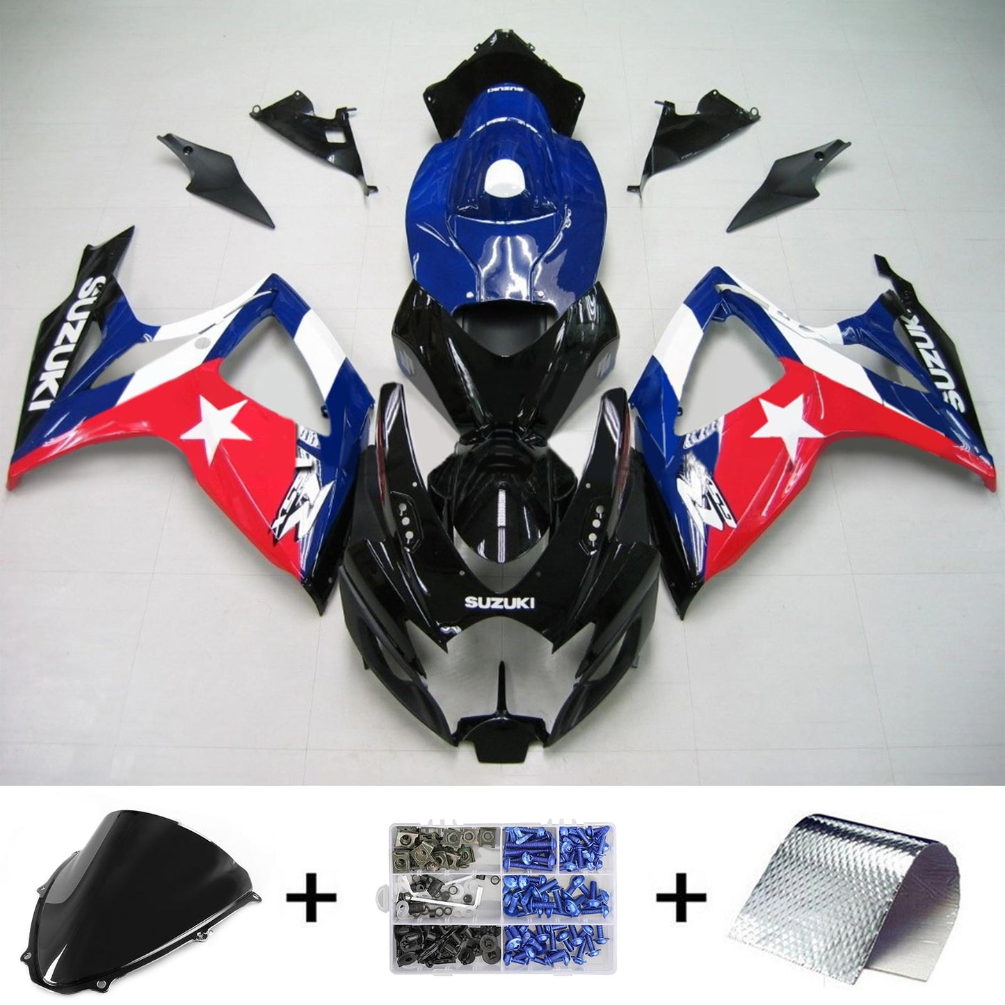 2006-2007 Suzuki GSXR 600/750 Fairing Kit