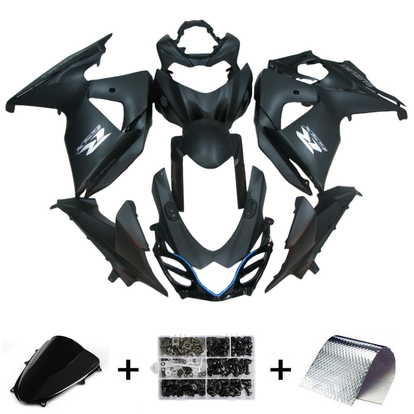 2009-2016 Suzuki GSXR1000 K9 Fairing Kit Bodywork Plastic ABS