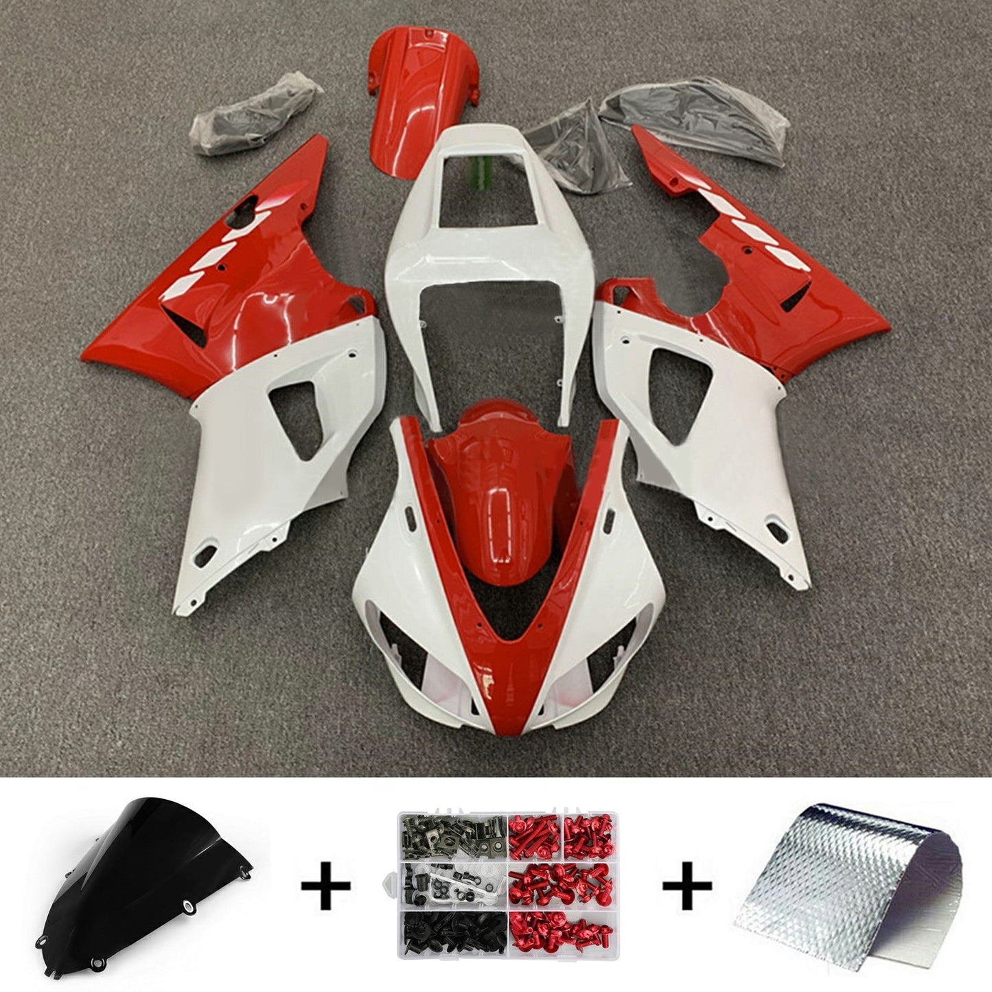1998-1999 Yamaha YZF 1000 R1 Fairing Kit Bodywork Plastic ABS