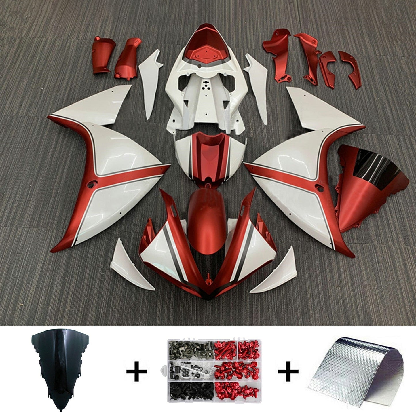 2009-2011 Yamaha YZF 1000 R1 Fairing Kit Bodywork Plastic ABS