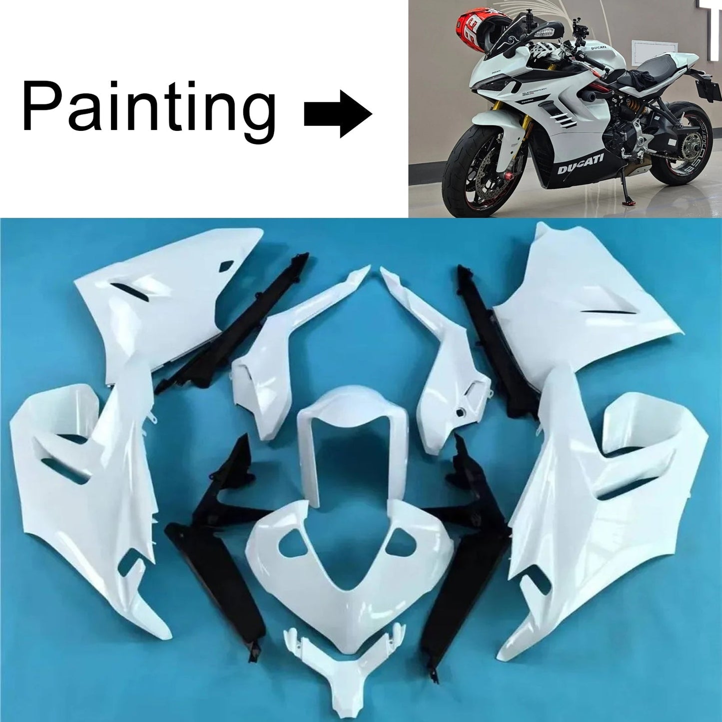 2021-2024 Ducati Supersport 950 950S Fairing Kit Bodywork