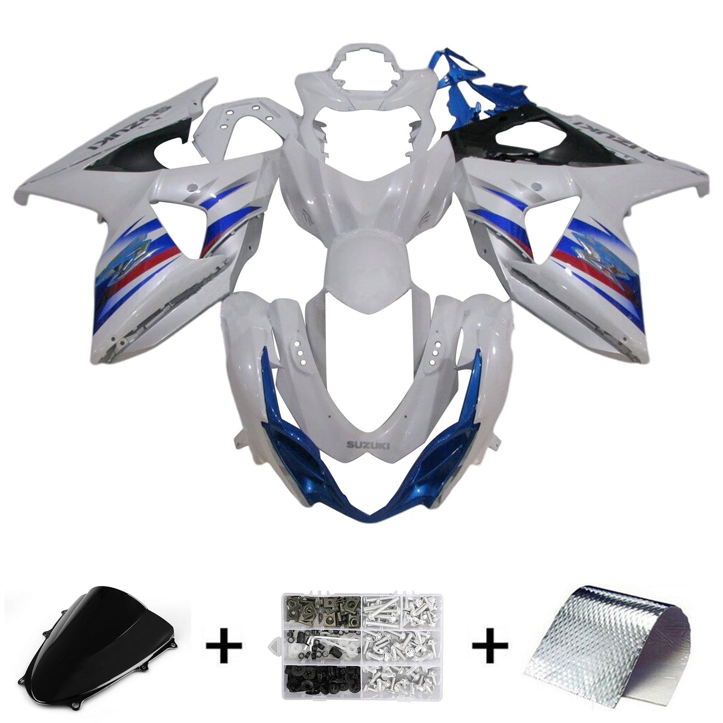 2009-2016 Suzuki GSXR1000 K9 Fairing Kit Bodywork Plastic ABS