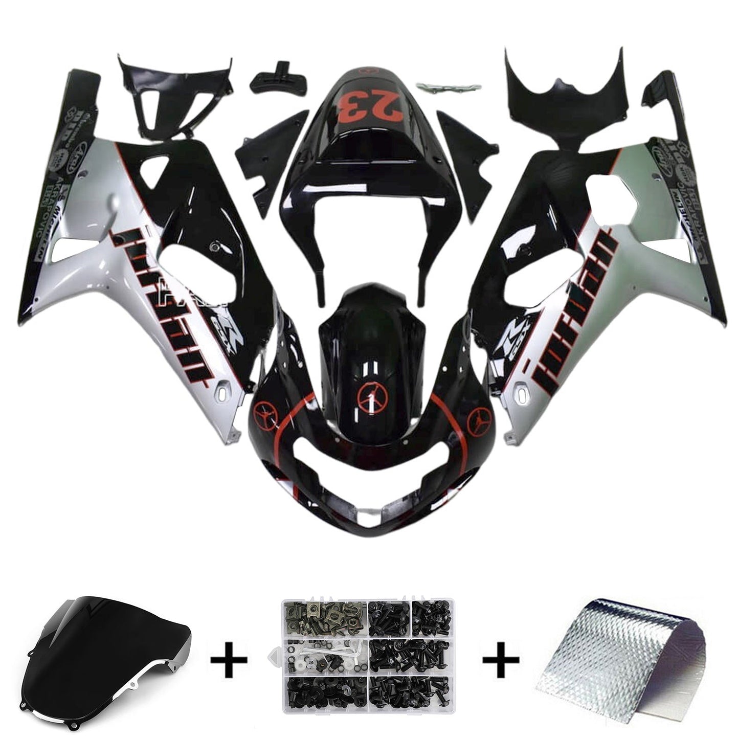 Suzuki GSXR600 2001-2003 GSXR750 2000-2003 K1 Fairing Kit