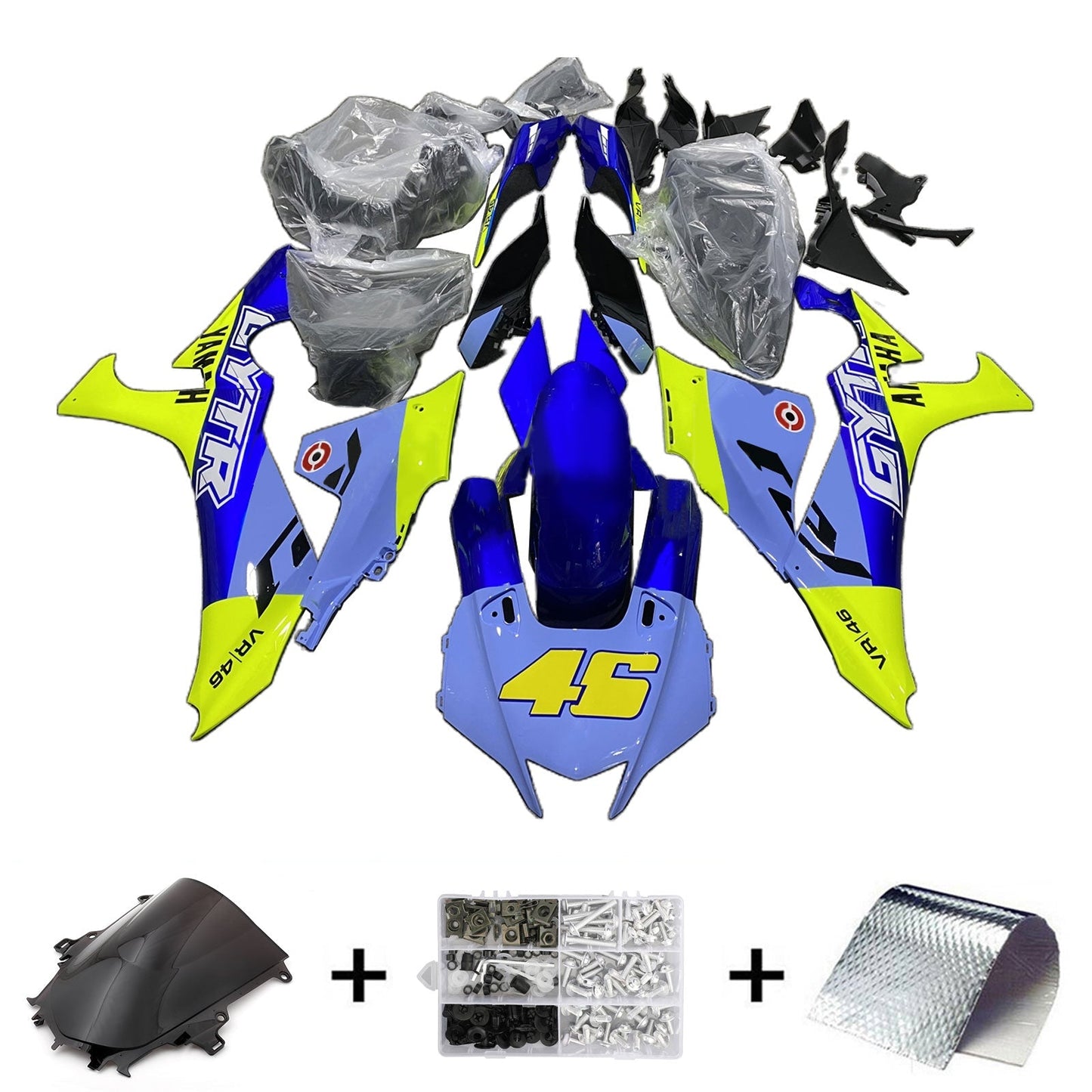 2020-2024 Yamaha YZF-R1 Fairing Kit Bodywork Plastic ABS