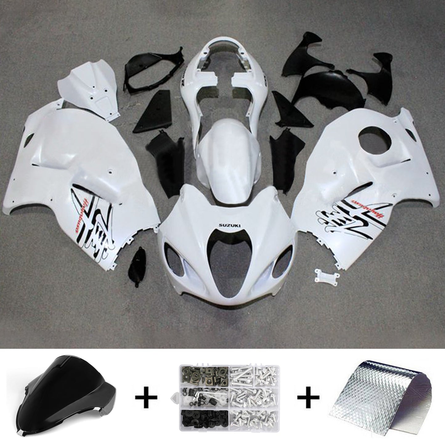 1999-2007 Suzuki Hayabusa GSX1300R Fairing Kit Bodywork Plastic ABS