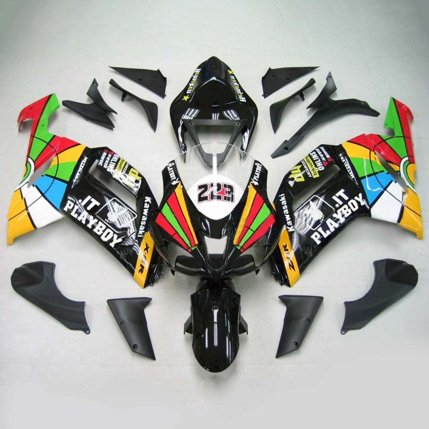 2007-2008 Fairing Kit For Kawasaki ZX6R 636 Generic