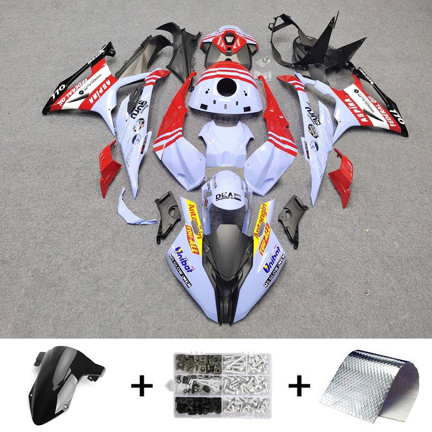 2023-2024 BMW S1000RR Fairing Kit Bodywork Plastic ABS