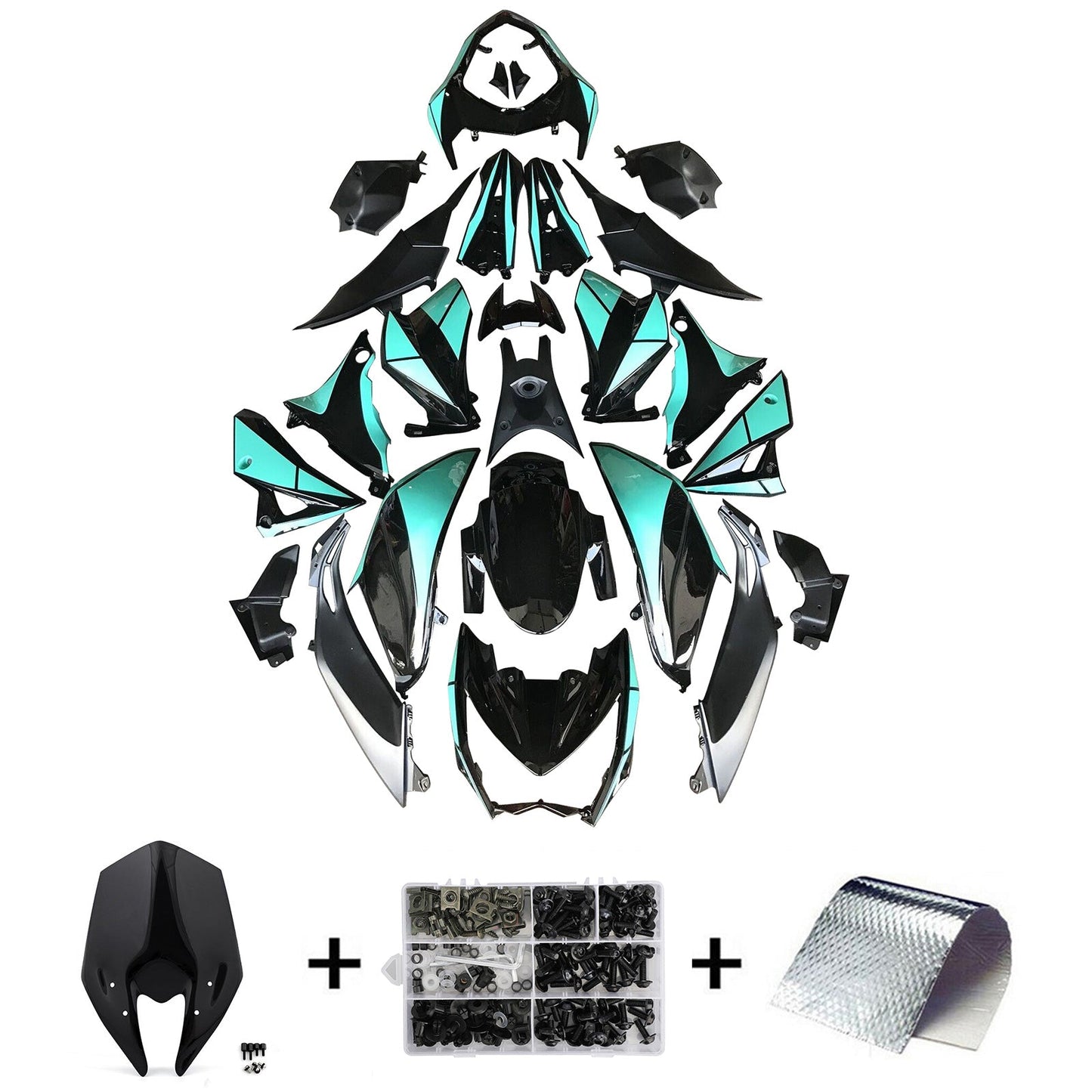 2013-2018 Kawasaki Z800 Fairing Kit Bodywork Plastic ABS