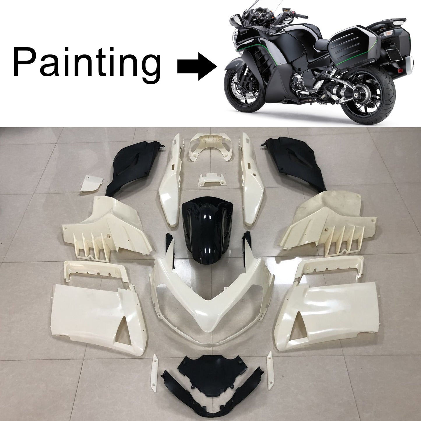2007-2009 Kawasaki GTR1400 ZG1400 Fairing Kit