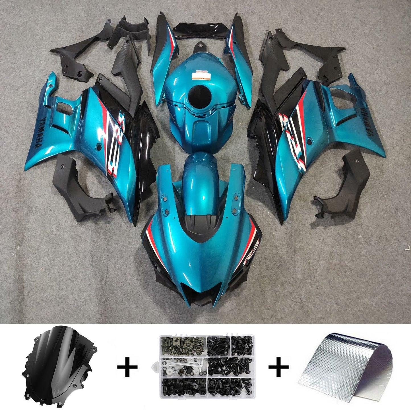 2019-2021 Yamaha YZF-R3 R25 Fairing Kit Bodywork Plastic ABS