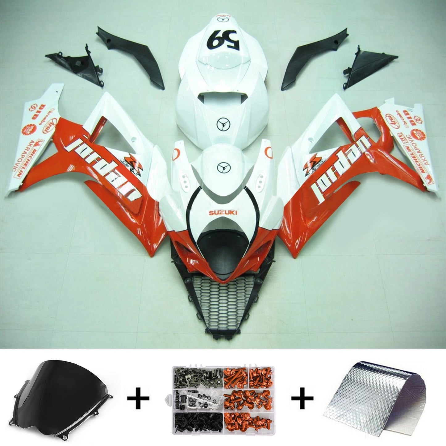 2007-2008 Suzuki GSXR1000 Fairing Kit