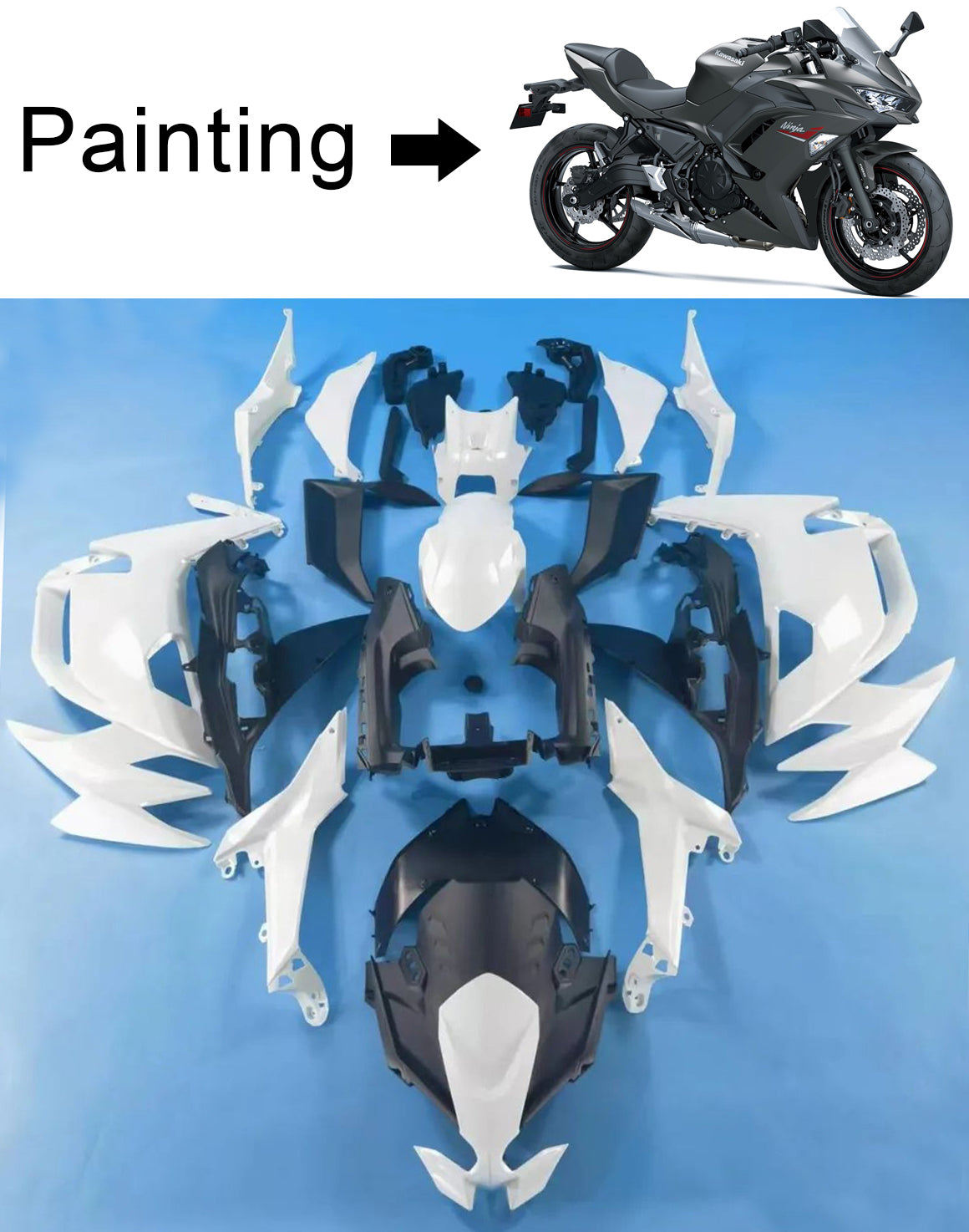 2020-2025 Kawasaki ER-6F Ninja650 Fairing Kit Bodywork ABS