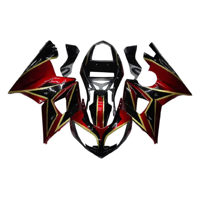 2002-2005 Triumph Daytona 600 650 Red & Gold Fairing Kit