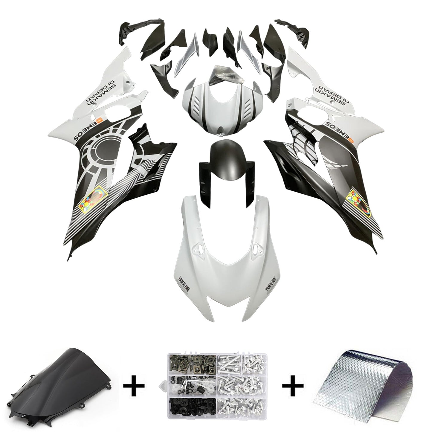 2017-2023 Yamaha YZF-R6 Fairing Kit Bodywork Plastic ABS