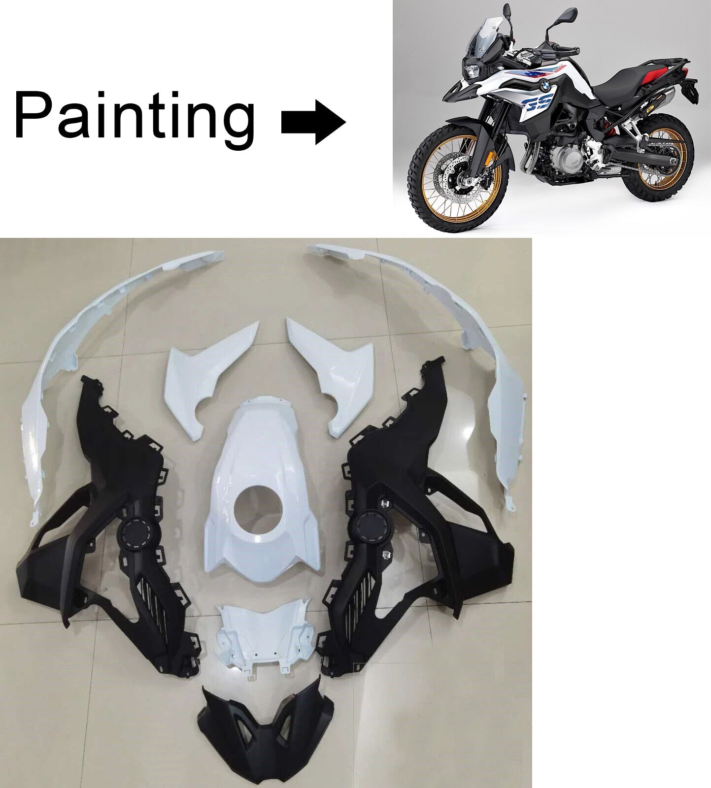 2018-2022 BMW F750GS F850GS Fairing Kit Bodywork