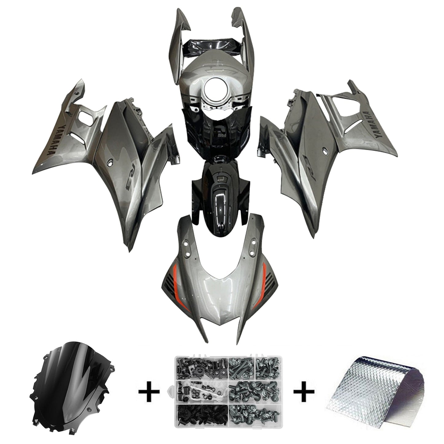 2022-2024 Yamaha YZF-R3 R25 Fairing Kit Bodywork Plastic ABS