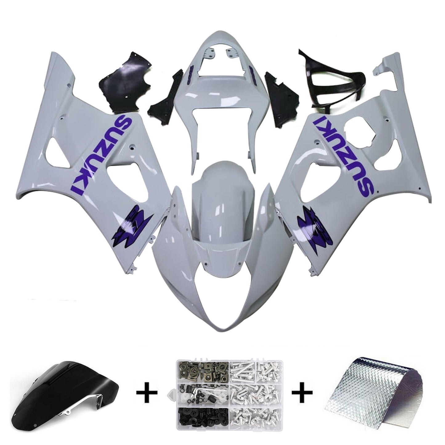 2003-2004 Suzuki GSXR1000 K3 Fairing Kit Bodywork Plastic ABS