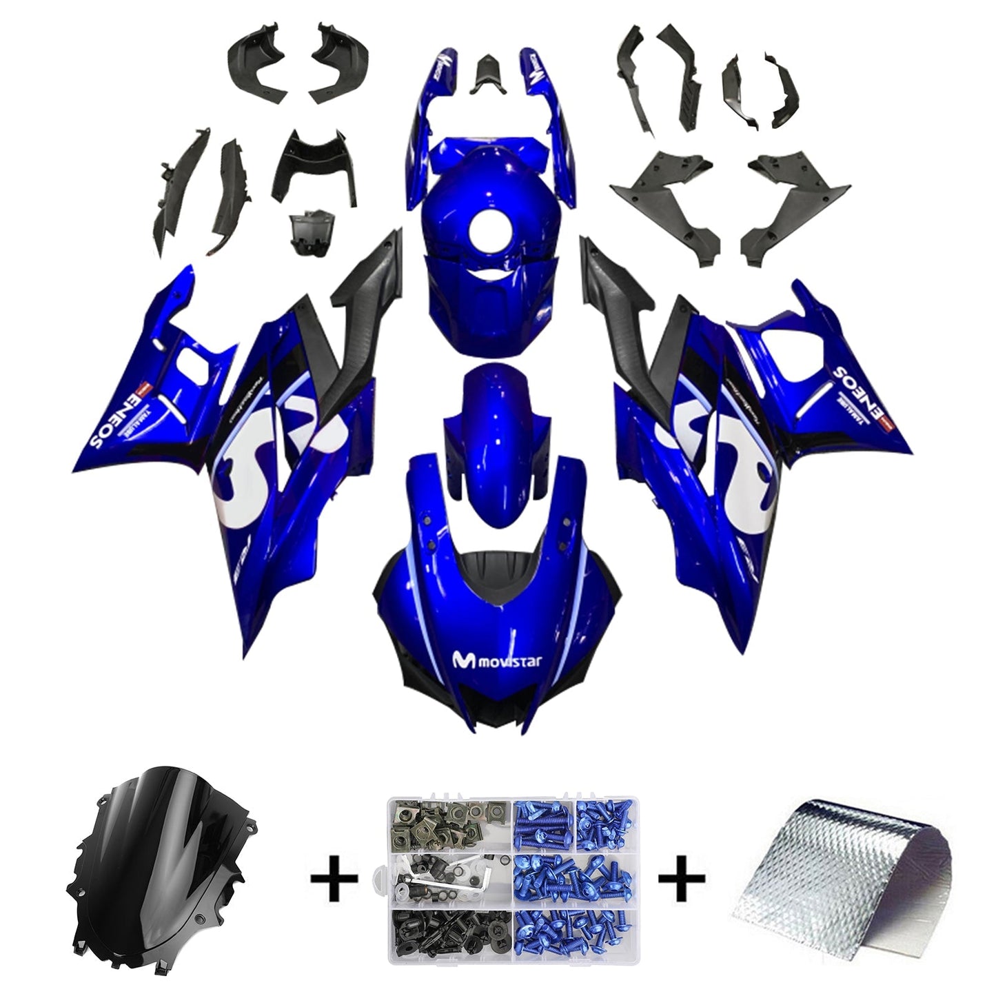 2022-2024 Yamaha YZF-R3 R25 Fairing Kit Bodywork Plastic ABS