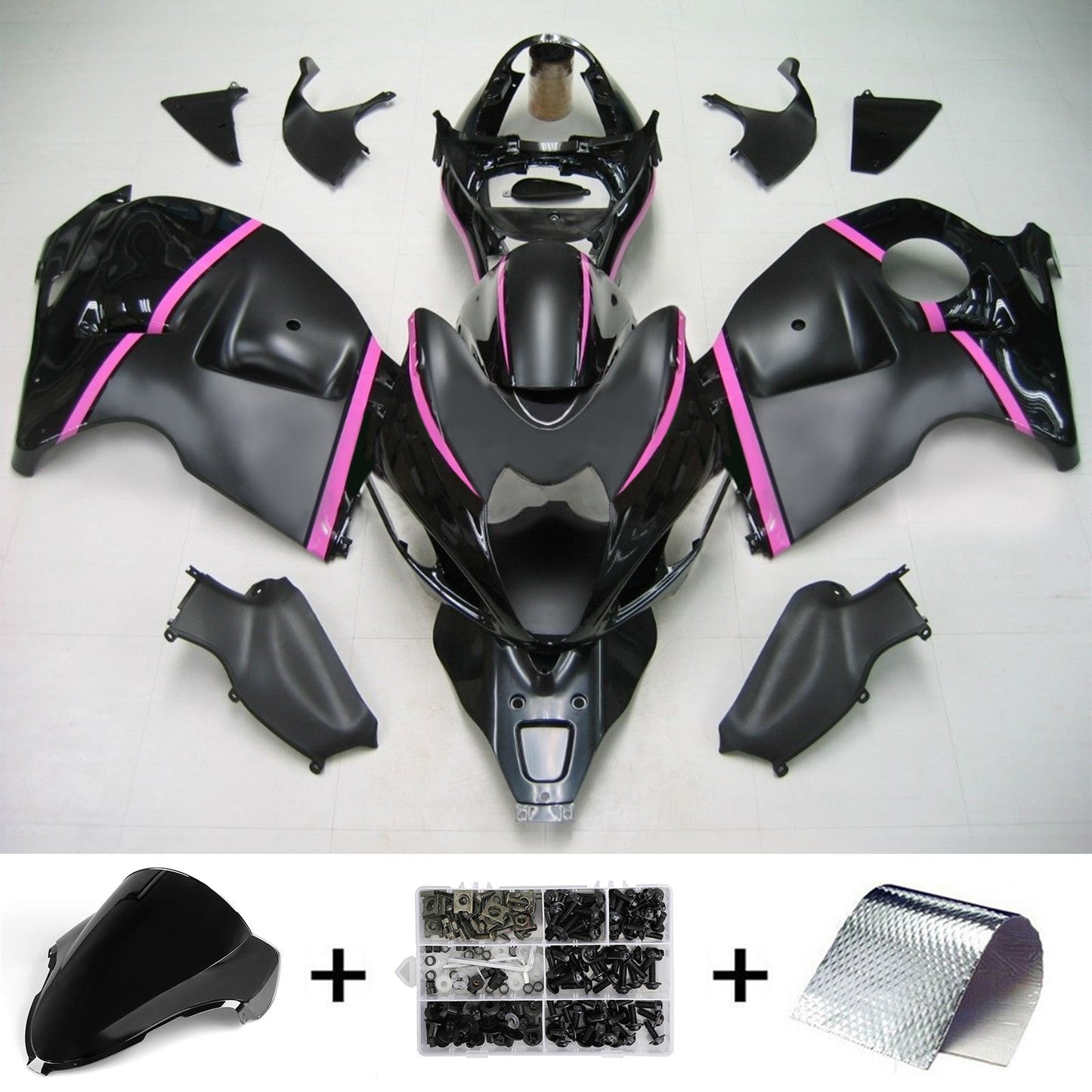 1999-2007 Suzuki Hayabusa GSXR1300 Fairing Kit Bodywork Plastic ABS