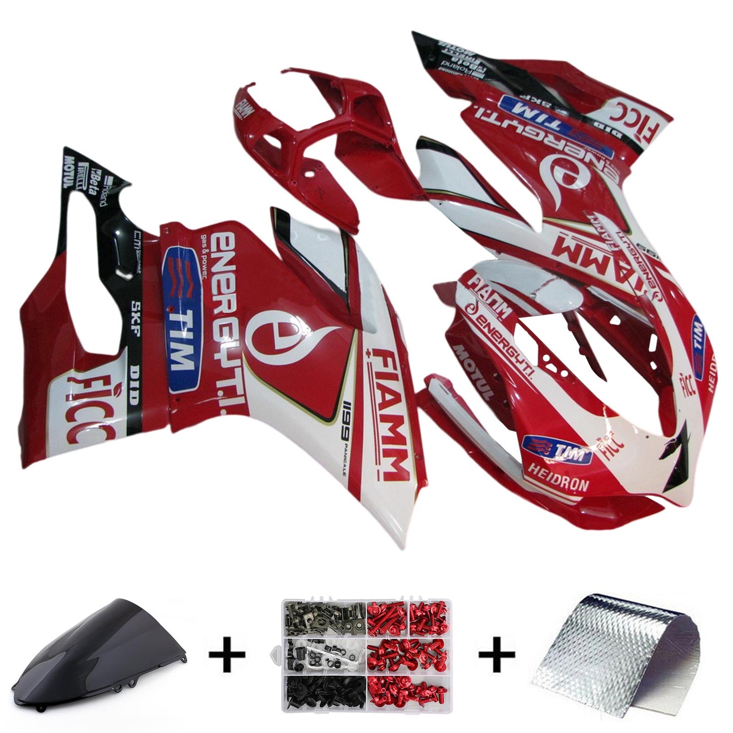 2012-2015 Ducati 1199 899 Fairing Kit Bodywork Plastic ABS