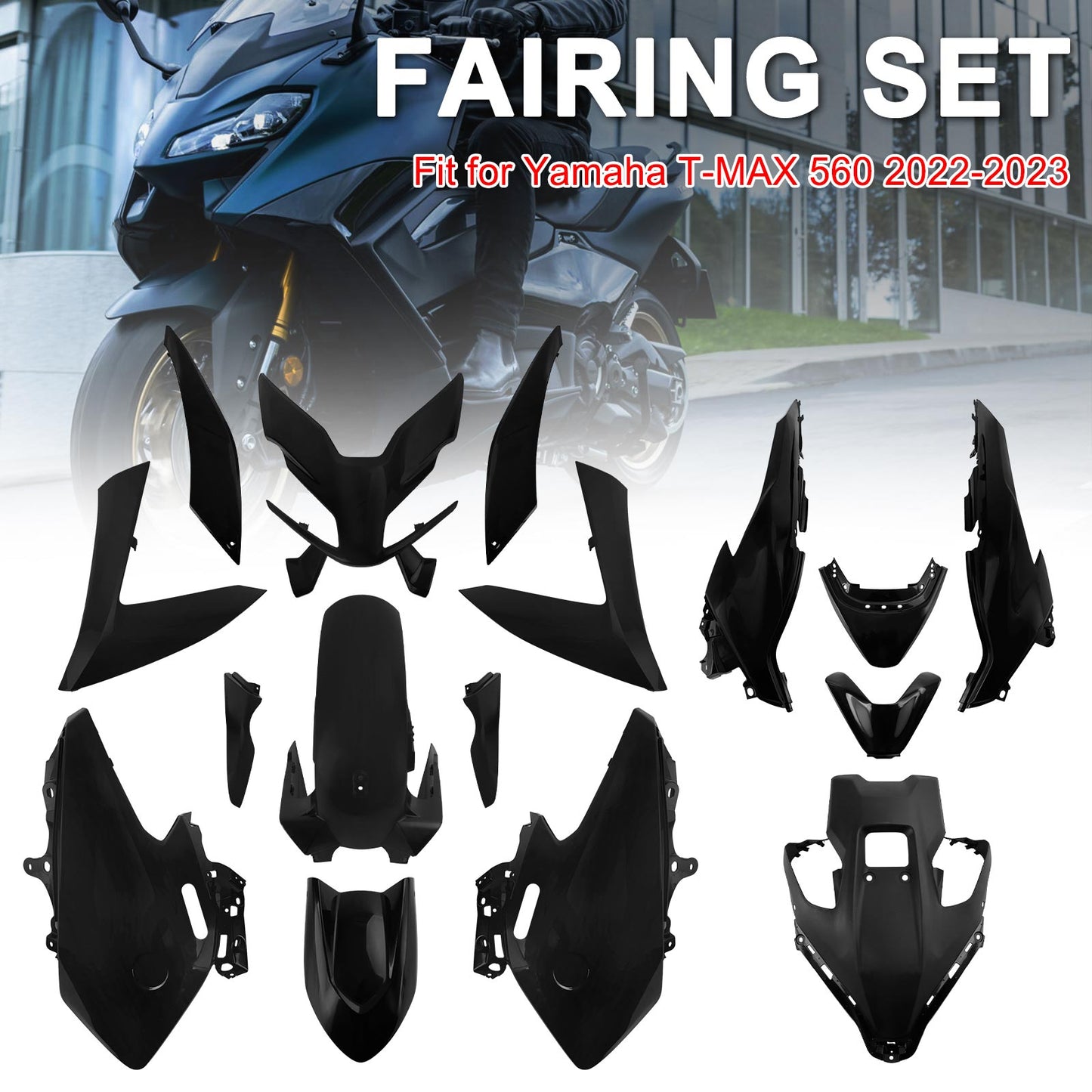 2022-2023 Bodywork Fairing Injection Molding Unpainted for Yamaha T-MAX 560