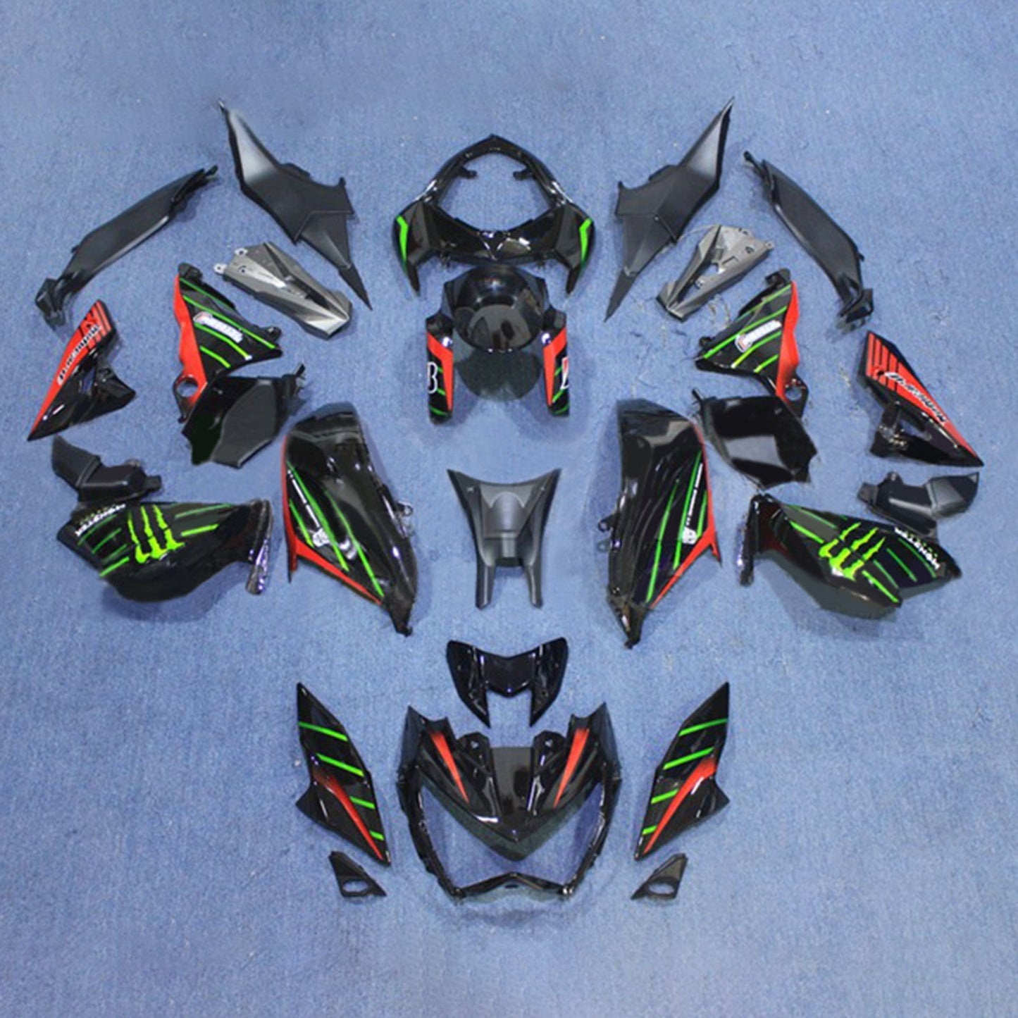 2013-2018 Kawasaki Z800 Fairing Kit Bodywork Plastic ABS
