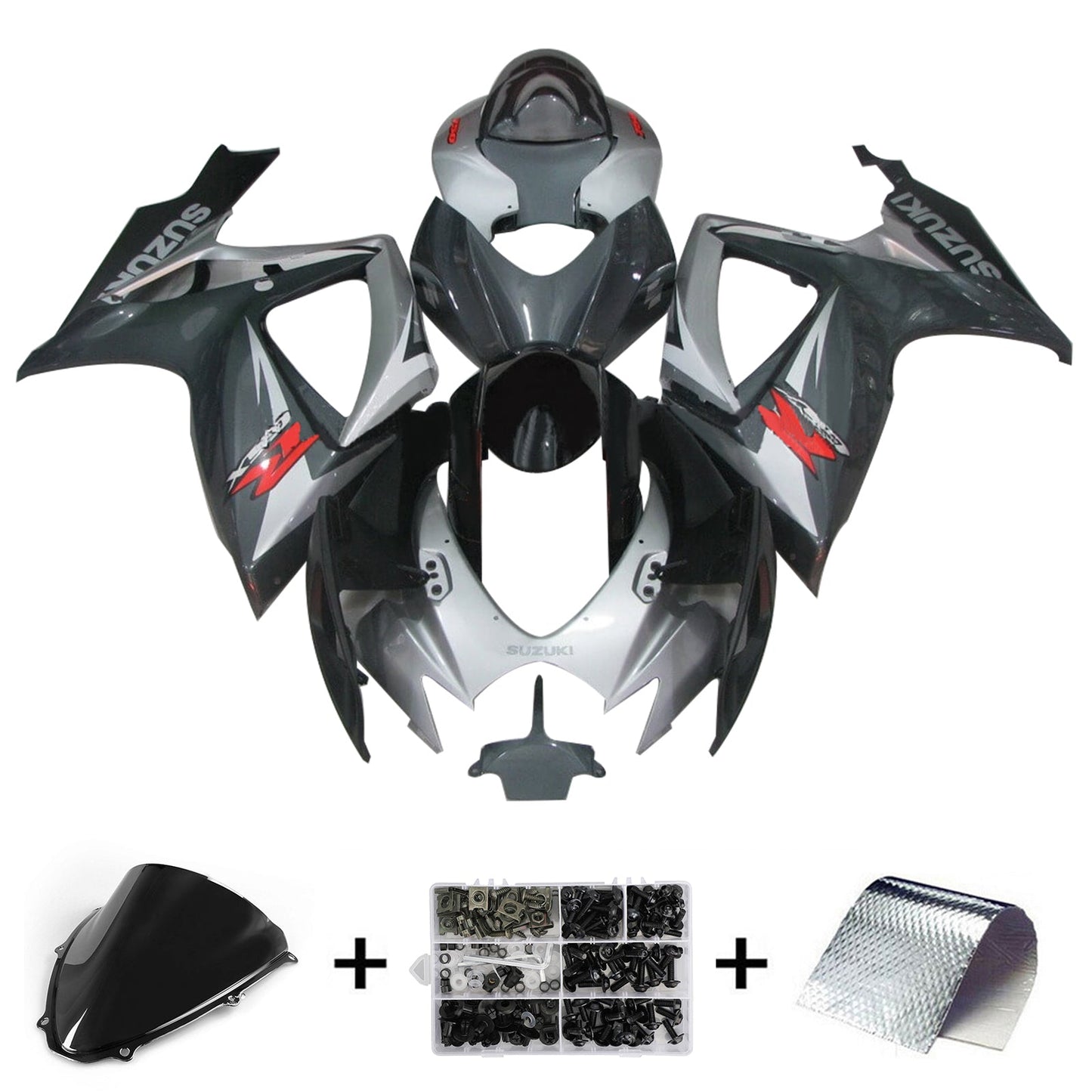 2004-2005 Suzuki GSXR 600/750 K4 Fairing Kit Bodywork Plastic ABS