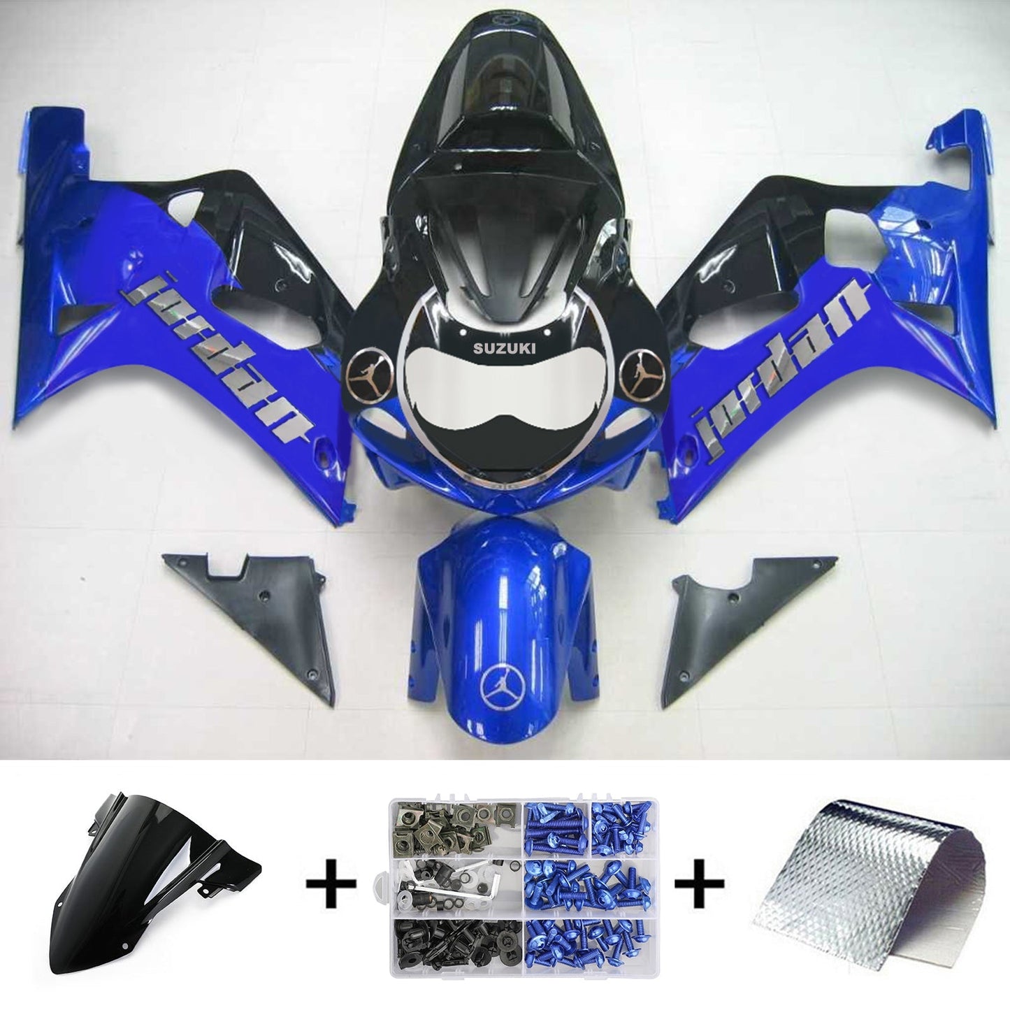 2001-2003 Suzuki GSXR750 Fairing Kit Bodywork Plastic ABS
