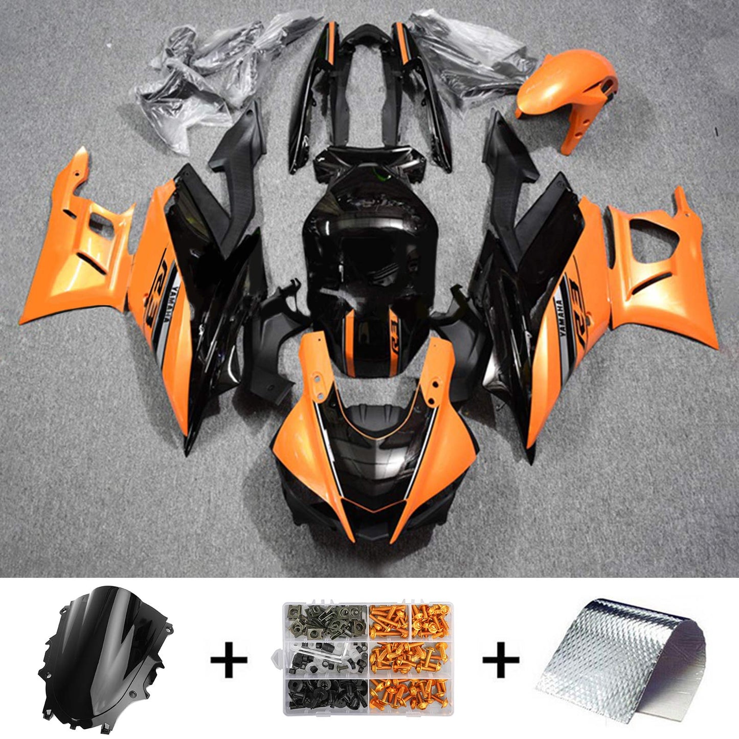 2022-2024 Yamaha YZF-R3 R25 Fairing Kit Bodywork Plastic ABS