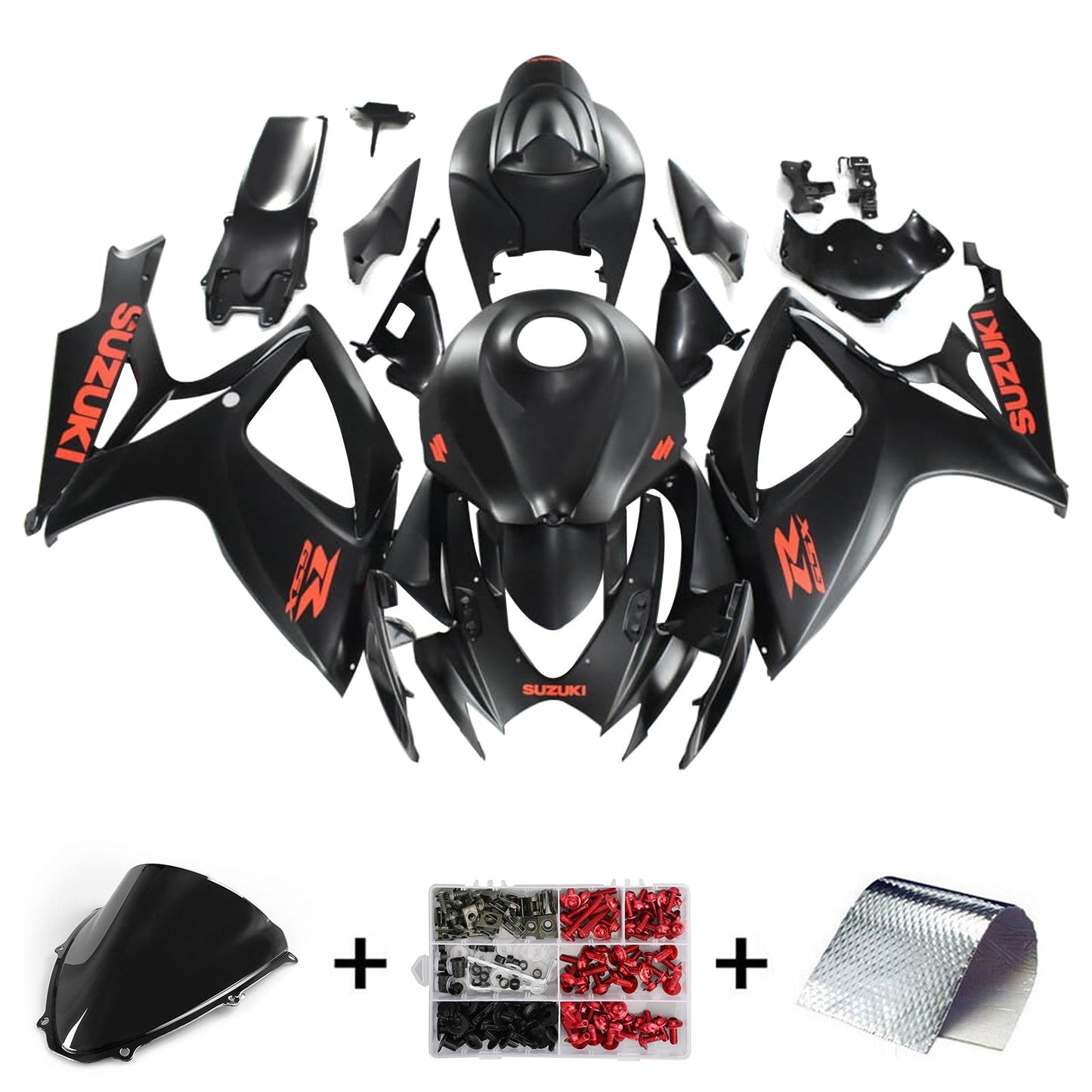 2006-2007 Suzuki GSXR 600/750 K6 Fairing Kit Bodywork Plastic ABS