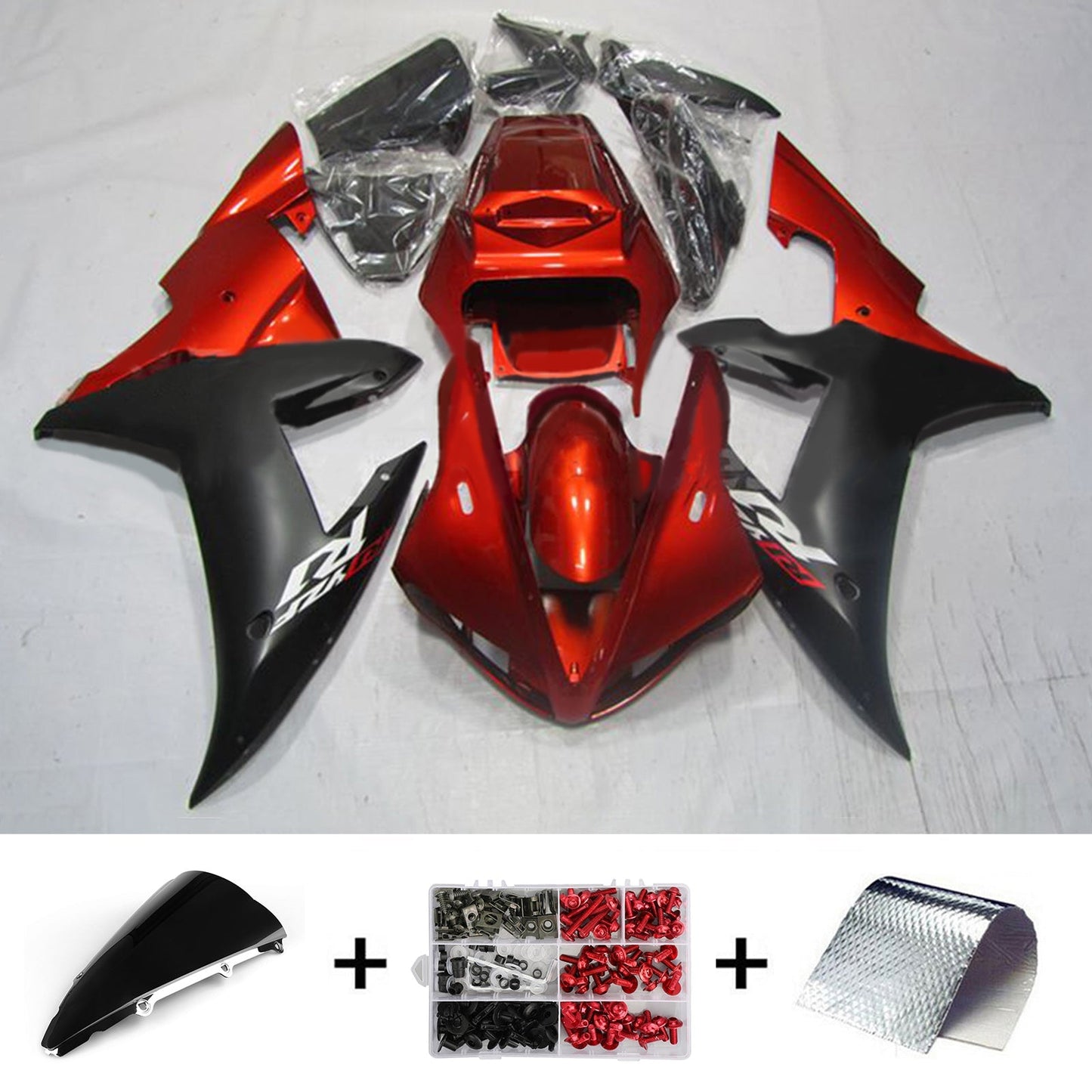2002-2003 Yamaha YZF-R1 Fairing Kit Bodywork Plastic ABS