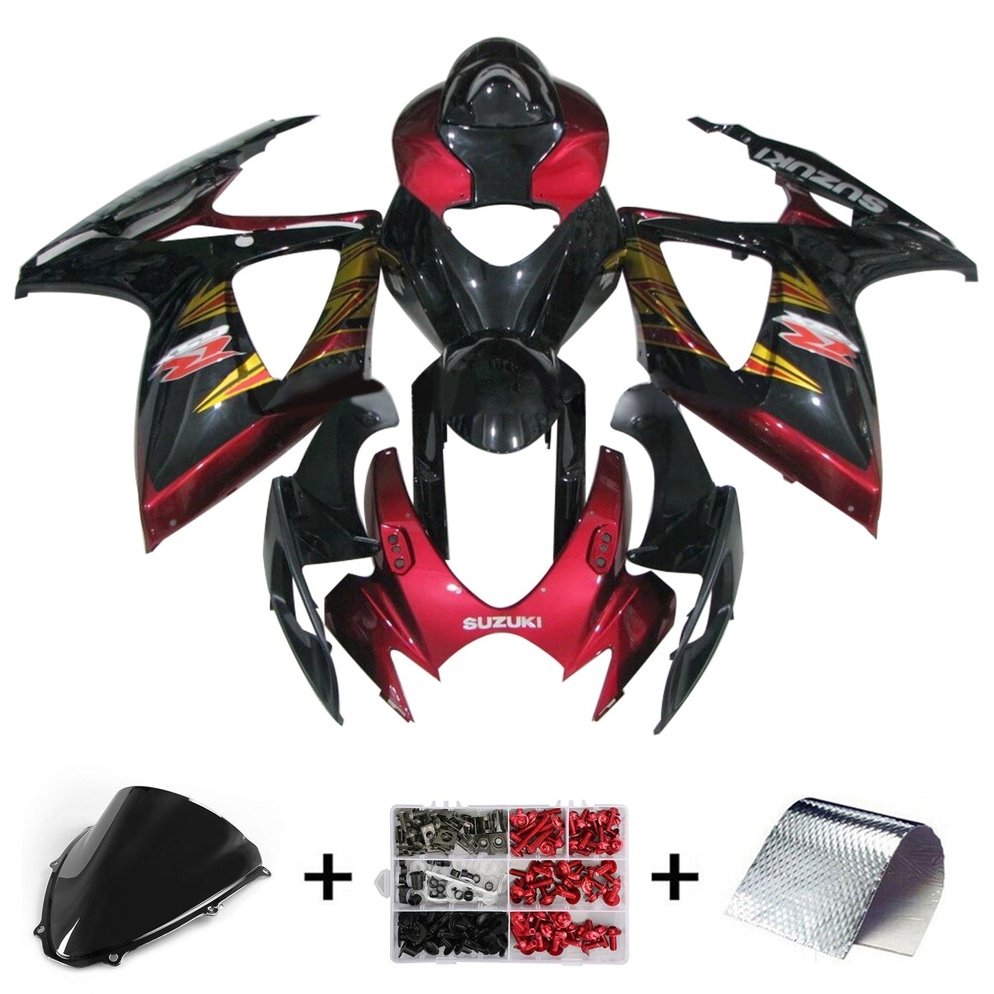 2006-2007 Suzuki GSXR 600/750 K6 Fairing Kit Bodywork Plastic ABS