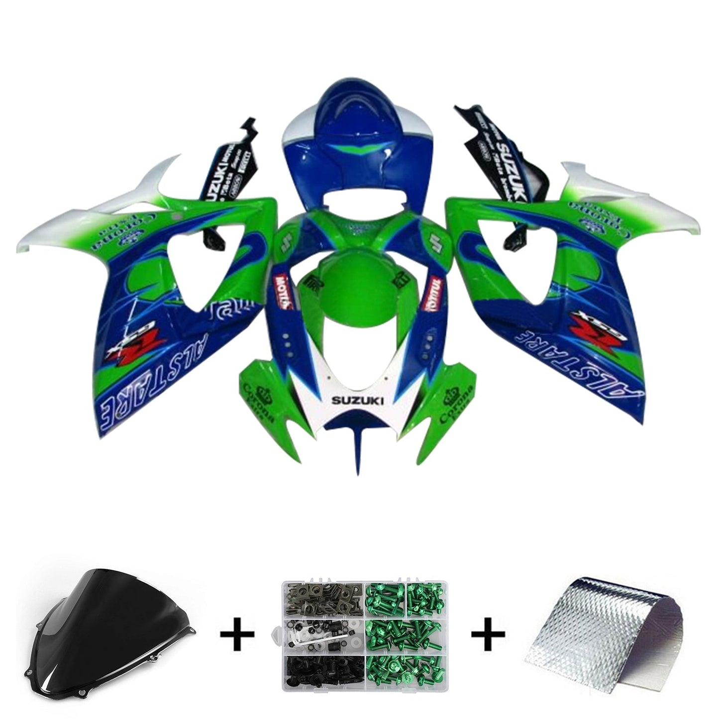 2006-2007 Suzuki GSXR 600/750 K6 Fairing Kit Bodywork Plastic ABS