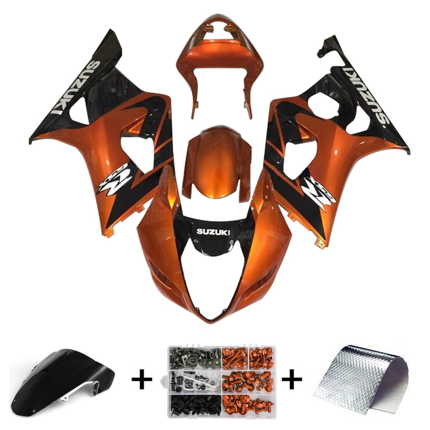 2003-2004 Suzuki GSXR1000 K3 Fairing Kit Bodywork Plastic ABS