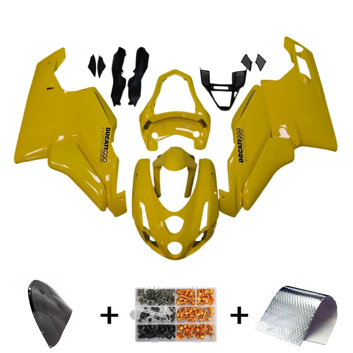 2003 2004 Ducati 999 749 Fairing Kit Bodywork ABS