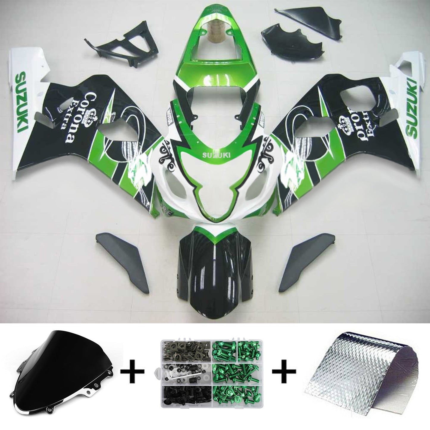 2004-2005 Suzuki GSXR 600/750 Fairing Kit Bodywork Plastic ABS